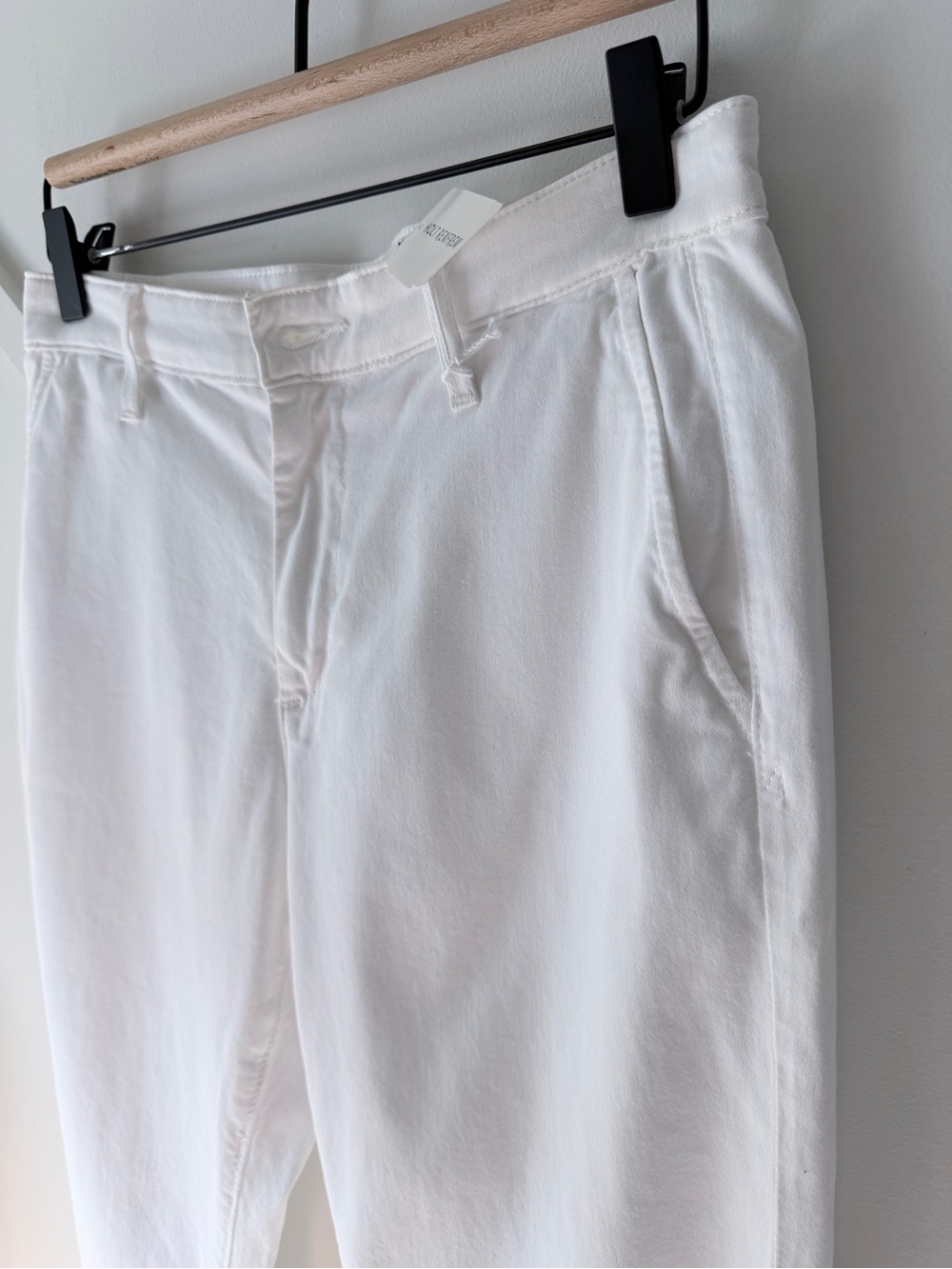 AG Adriano Goldschmied The Caden Tailored Trouser White 25 NWT | Slim Chino - Picture 7 of 16